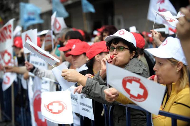 Protest în spitale România
