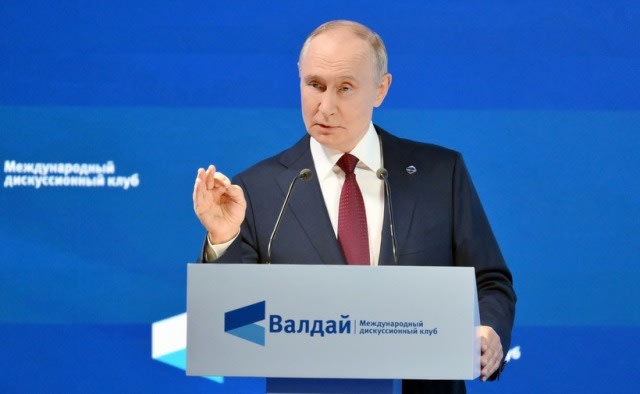 Vladimir Putin în cadrul unei întâlniri militare, discurs despre teritorii