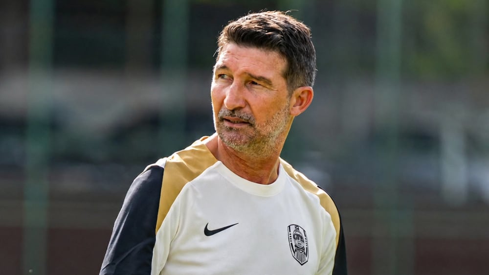 Antonio Folha în conferință de presă la CFR Cluj