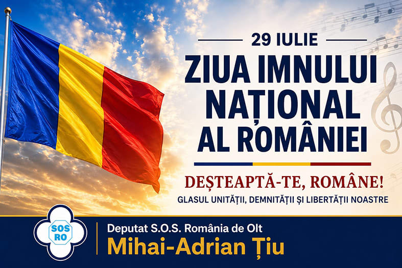 Mihai Țiu în discurs de Ziua Imnului Național Mihai Țiu în discurs de Ziua Imnului Național