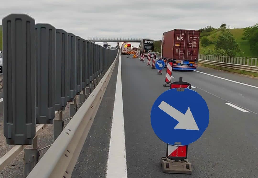 Lucrări de reparație pe autostrada A1 în Timiș Lucrări de reparație pe autostrada A1 în Timiș