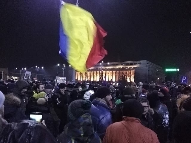 Incidente între ciobani și jandarmi la protestul din Piața Presei din București