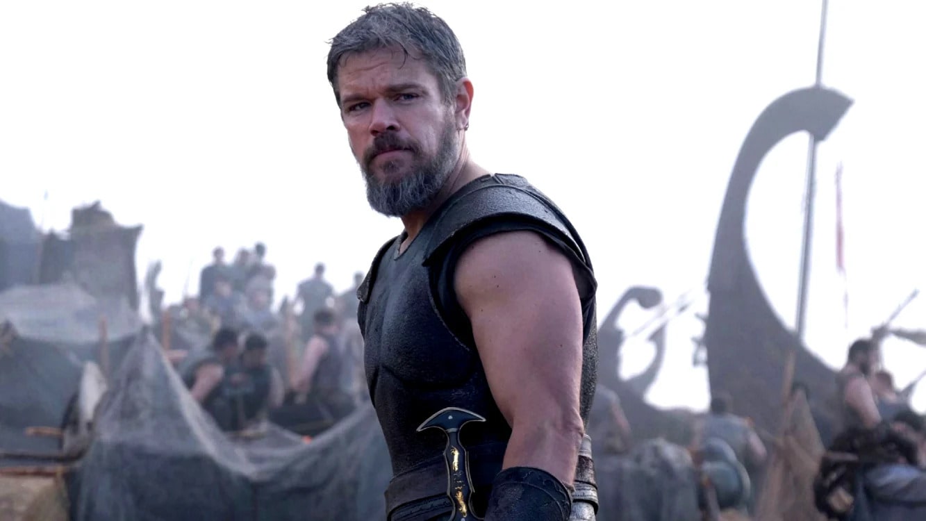 Matt Damon la filmările pentru Odiseea Matt Damon la filmările pentru Odiseea