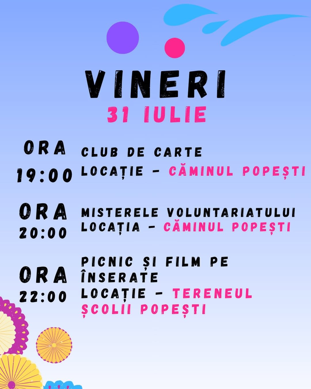 Tineri participanți la festival în aer liber, activități culturale și sportive Tineri participanți la festival în aer liber, activități culturale și sportive