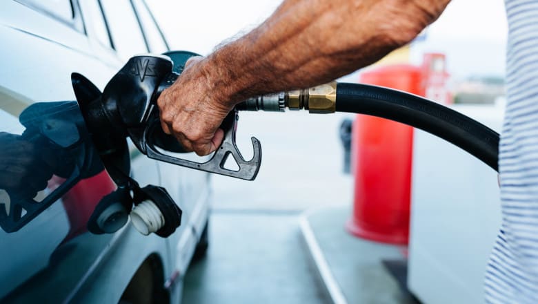Stație de carburanți în Giurgiu, prețuri afișate