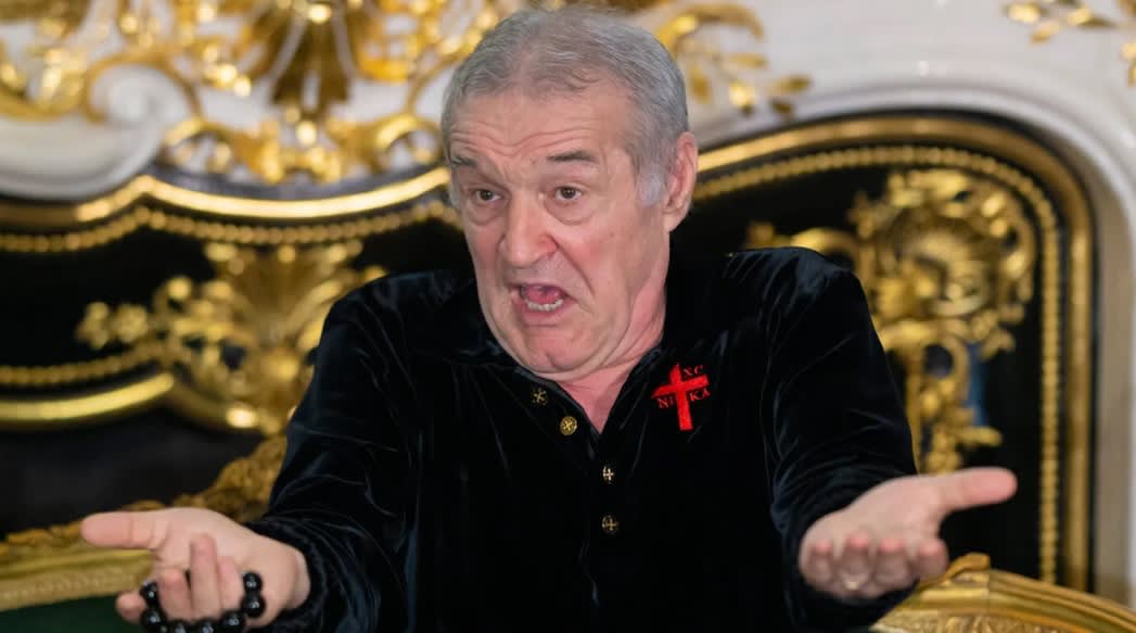 Gigi Becali la meciul FCSB Gigi Becali la meciul FCSB