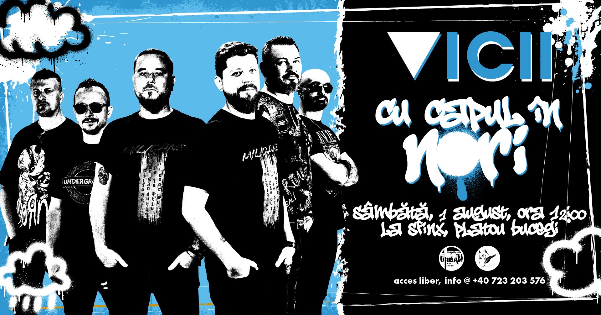 Trupa VICII susține concert gratuit la Sfinx cu mesaj anti-violență asupra copiilor