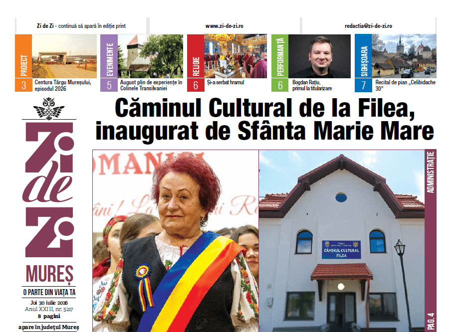 Noul Cămin Cultural de la Filea, inaugurat oficial de Sfânta Marie Mare