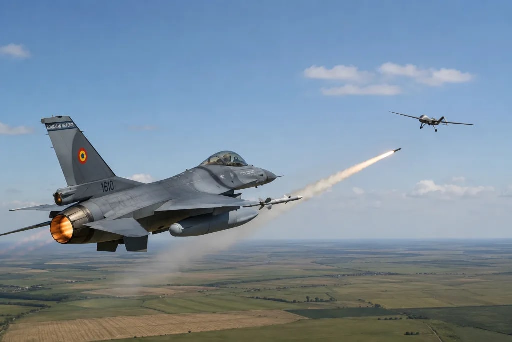 Pilot F-16 în acțiune Pilot F-16 în acțiune