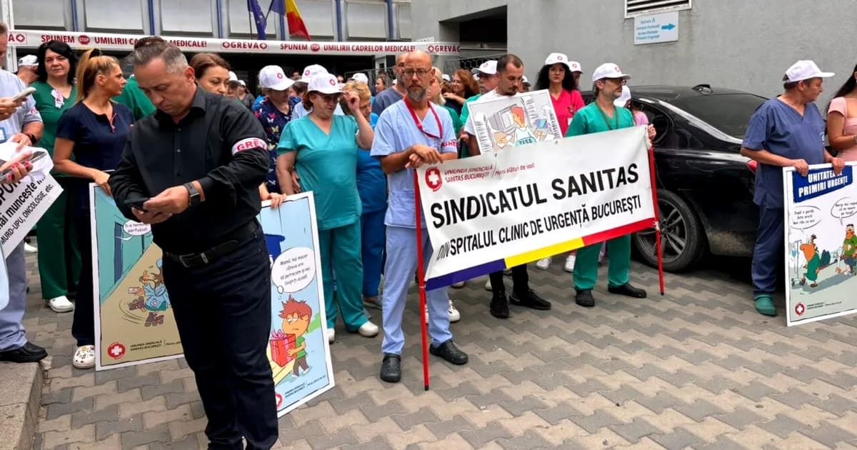 Greva din spitale a fost suspendată după trei zile de proteste