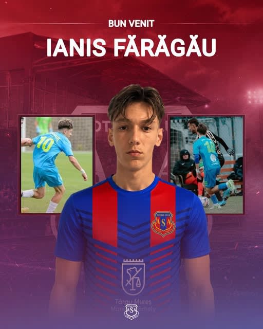 ASA Târgu Mureș mizează pe tineri: Ianis Fărăgău a semnat pentru noul sezon