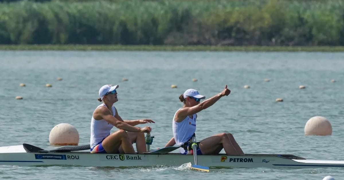 România a câștigat aur la Europenele de canotaj, Radiș și Adam pe primul loc
