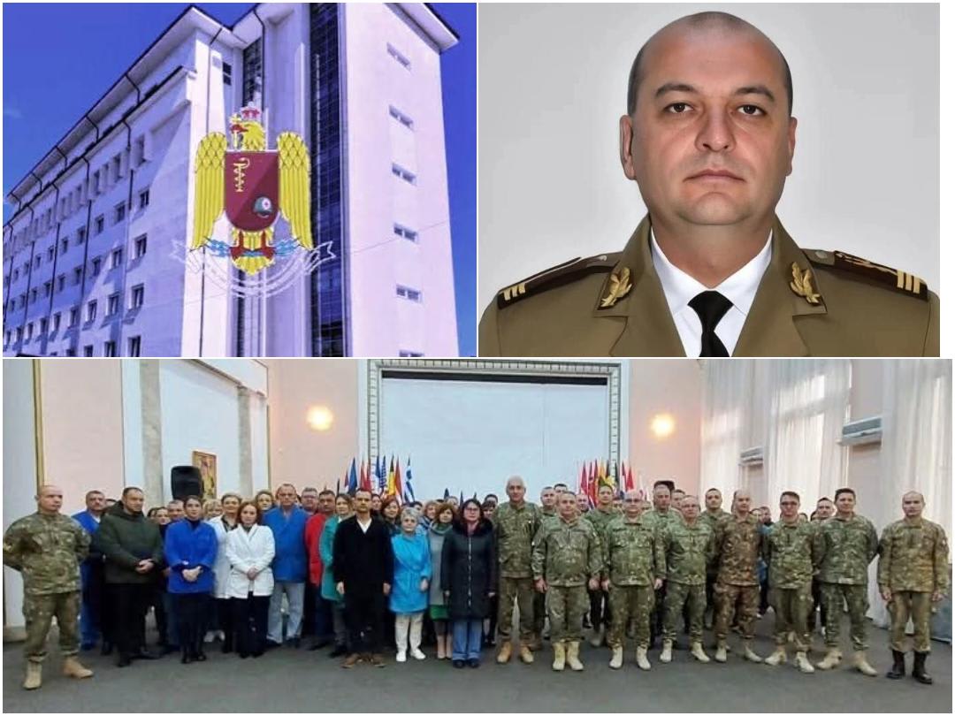 Personal medical și pacient în secția Pneumologie a Spitalului Militar Focșani Personal medical și pacient în secția Pneumologie a Spitalului Militar Focșani