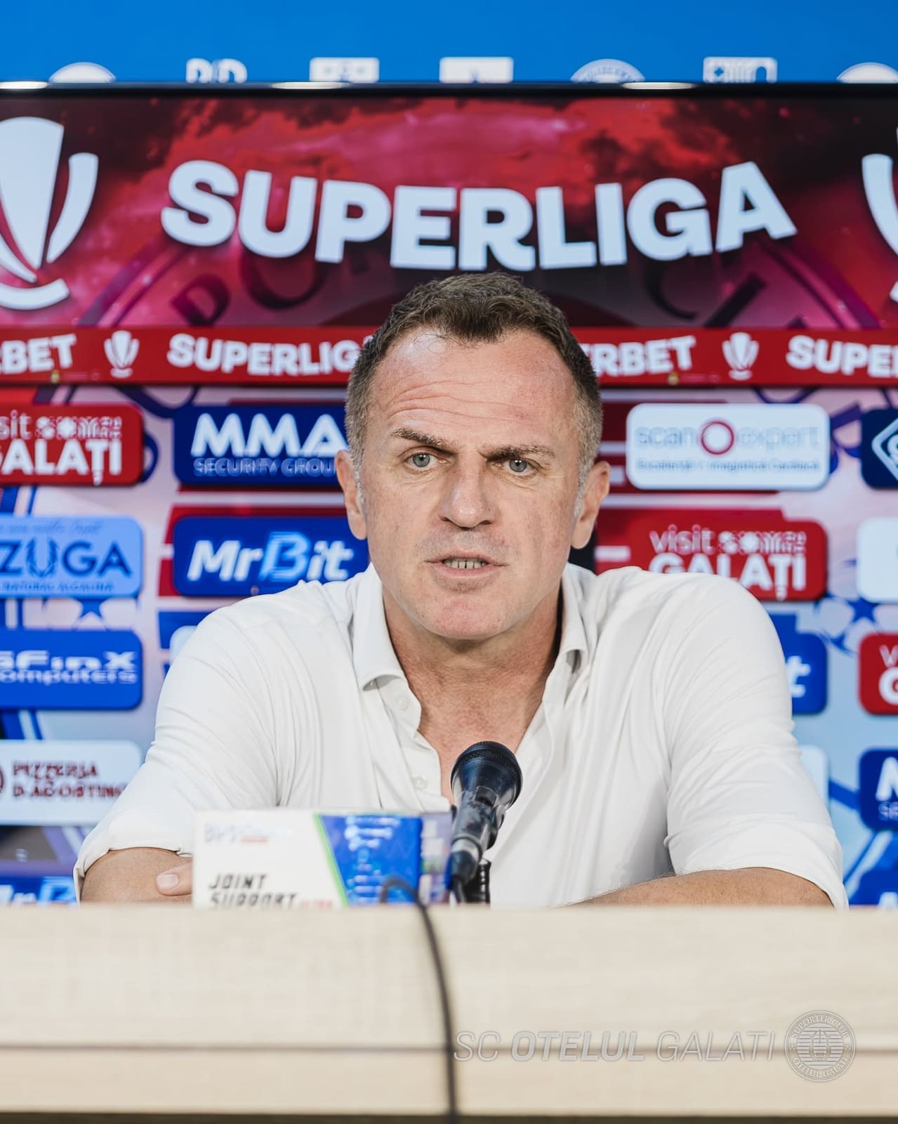 Stjepan Tomas, antrenor Oțelul Galați, declară: „Am avut ocazii să închidem meciul, dar sunt mulțumit de rezultat”