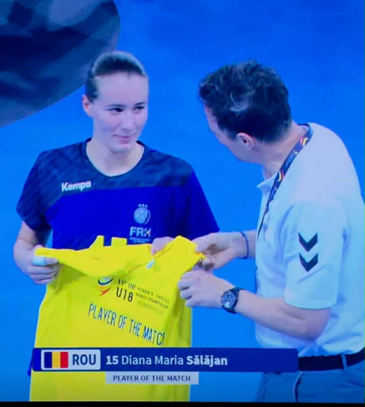 Diana Sălăjan, jucătoarea meciului la Campionatul Mondial U18 de două ori