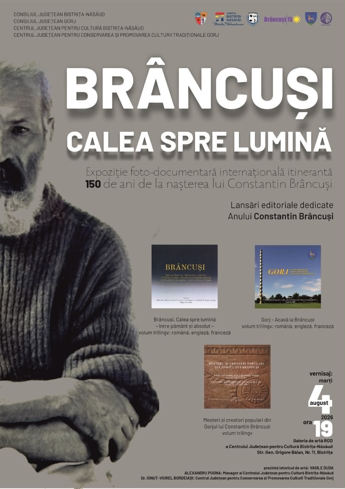 Vernisaj expoziție Brâncuși la Bistrița, galerie de artă