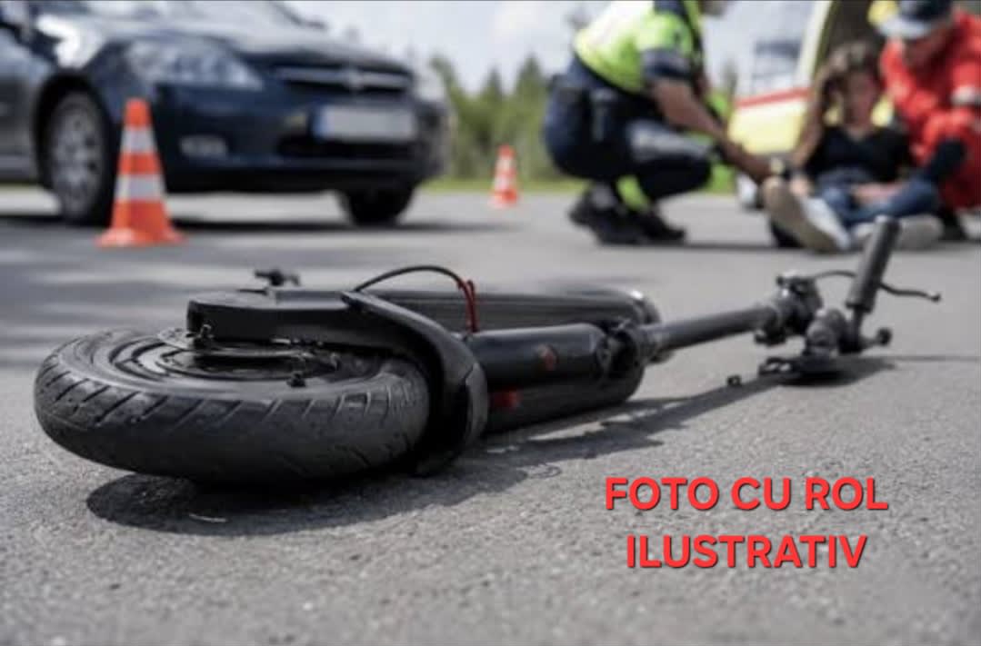 Trotinetă electrică și pietoni răniți în Focșani Trotinetă electrică și pietoni răniți în Focșani