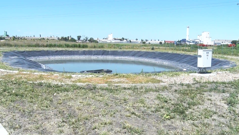 Bazin de retenție a apelor pluviale în Buzău, complex de colectare Bazin de retenție a apelor pluviale în Buzău, complex de colectare