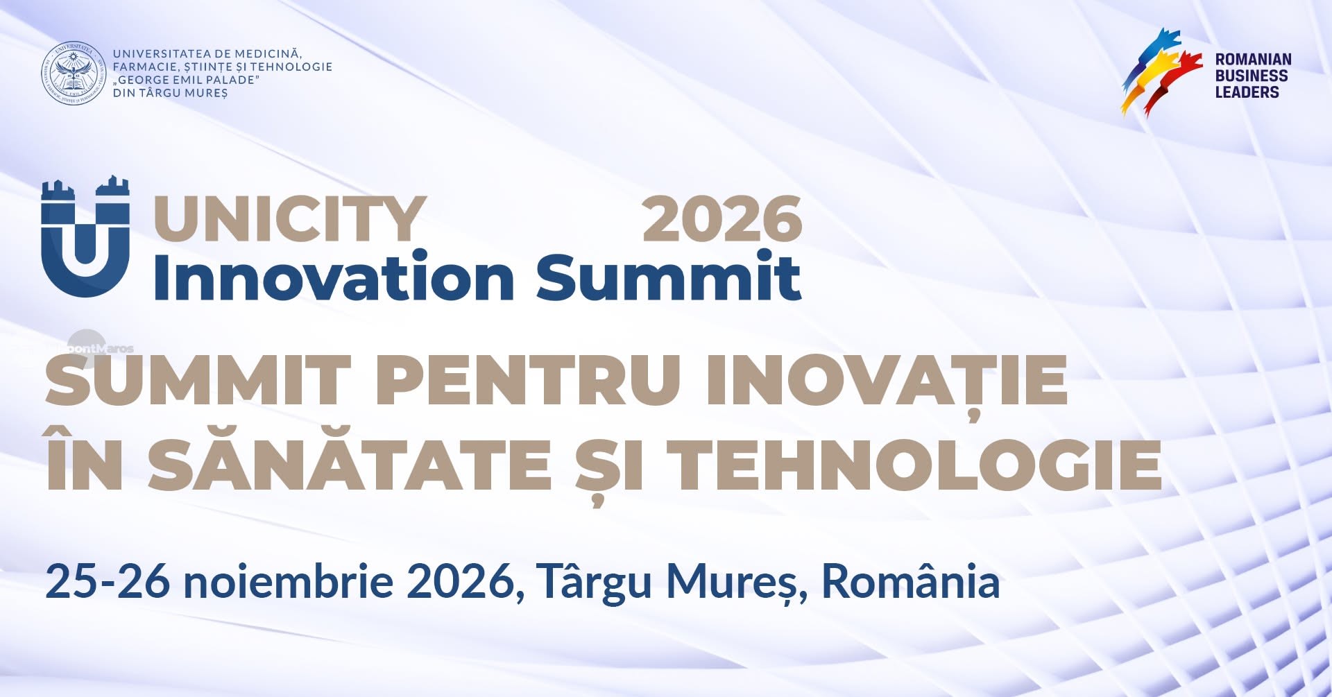 Universitatea din Târgu Mureș a lansat primul apel pentru inovatori în sănătate și tehnologie la Summit 2026