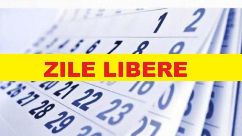 Calendar cu zile libere în 2026 Calendar cu zile libere în 2026