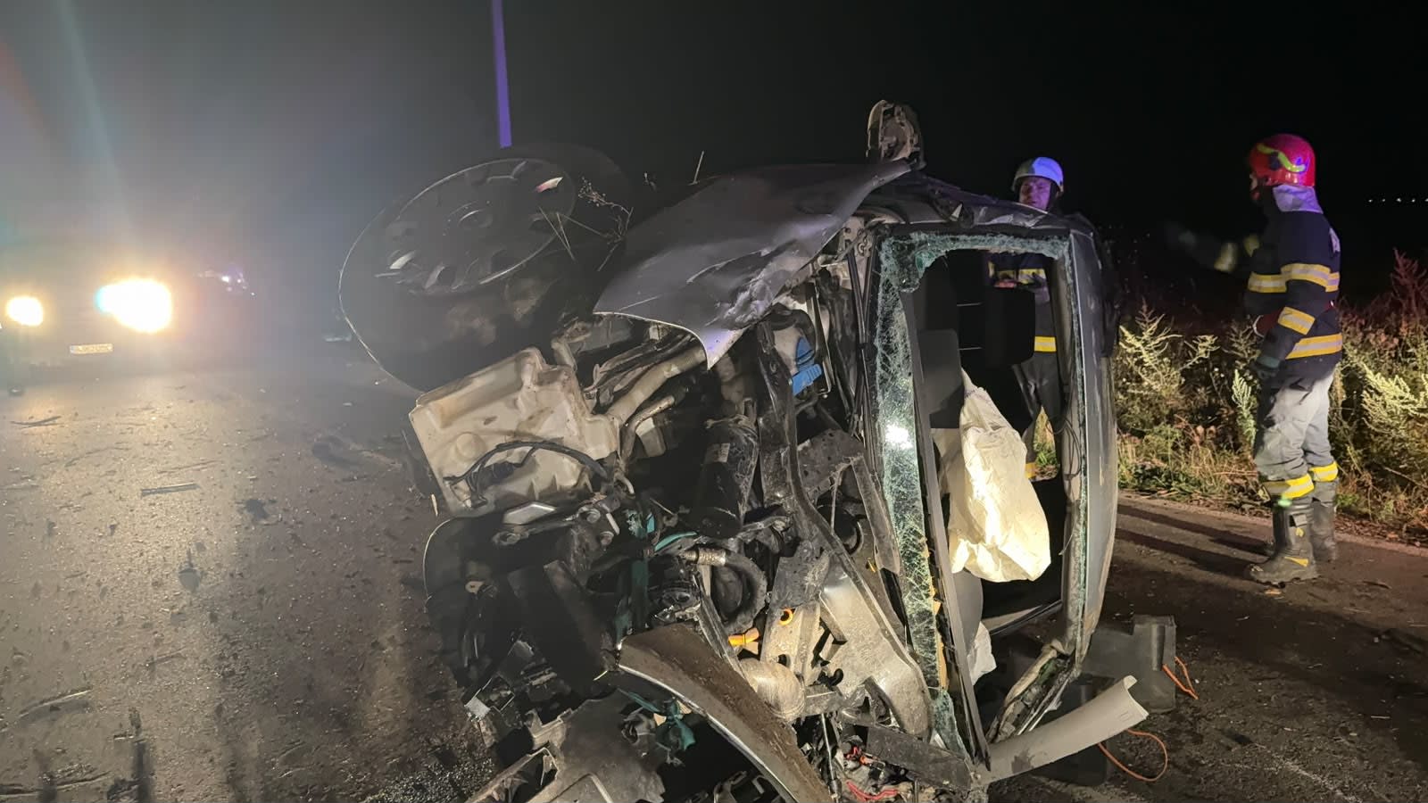 Accident rutier mortal în județul Tulcea: Un șofer s-a stins din viață după ce s-a răsturnat cu mașina lângă Balabancea