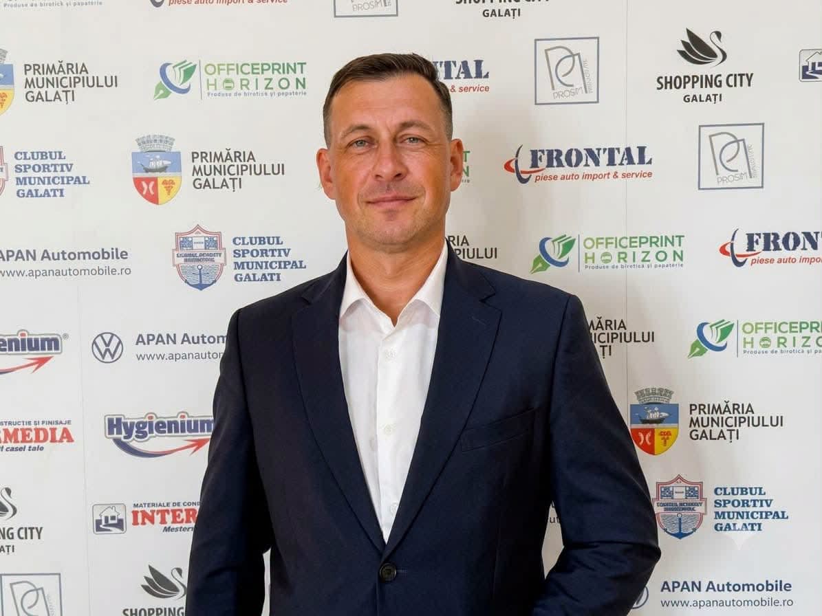 Dragoş George Axente devine noul director al Clubului Sportiv Municipal Galați