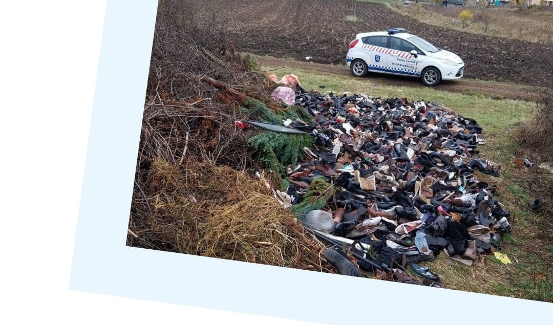 Polițiștii locali aplică o amendă de 45.000 lei pentru abandon de deșeuri pe strada Prutului