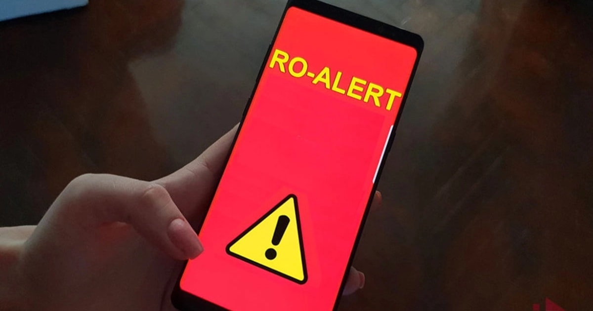 Alertă RO-Alert în Tulcea Alertă RO-Alert în Tulcea