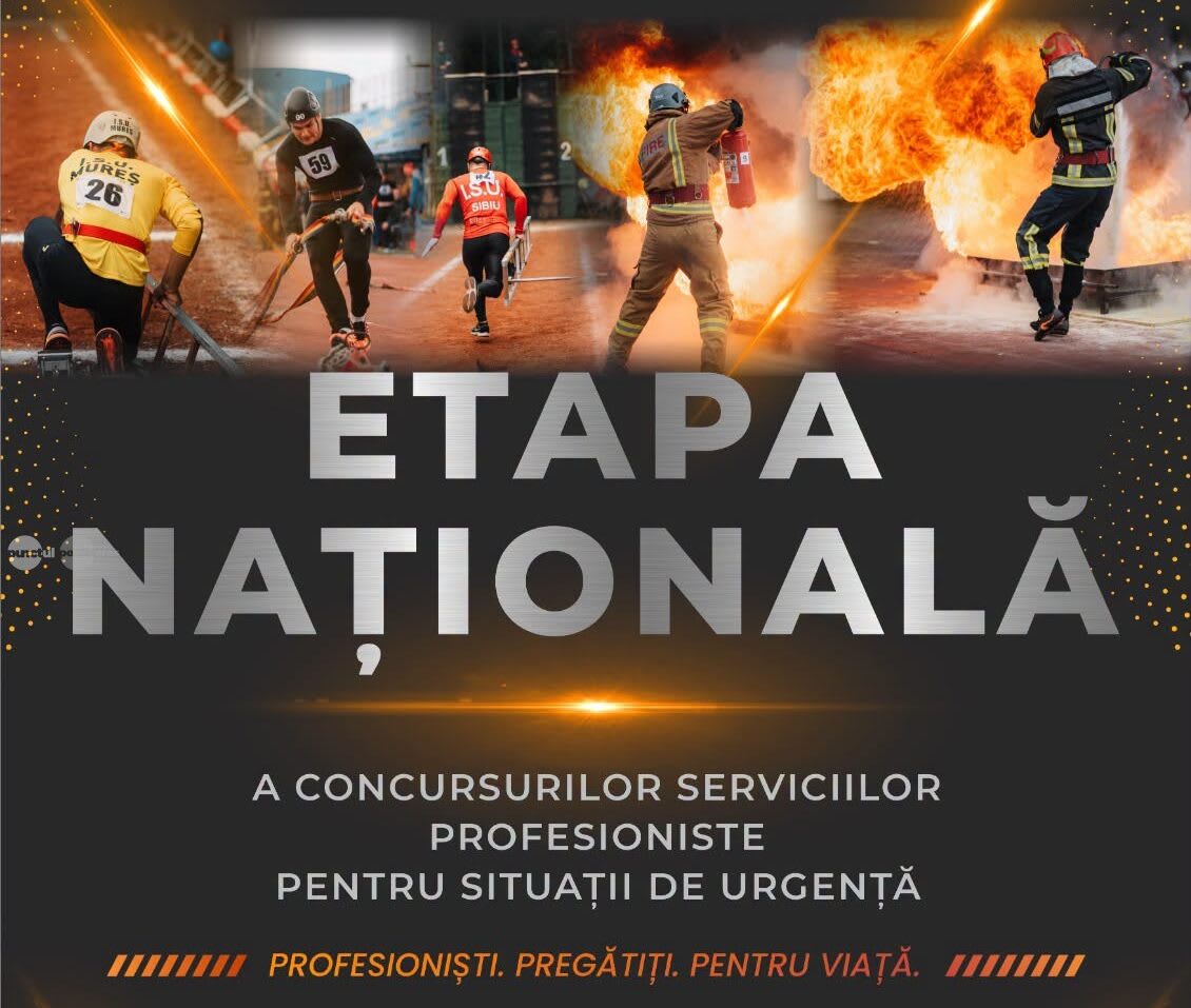 Târgu Mureș găzduiește etapa națională a concursurilor pompierilor militari