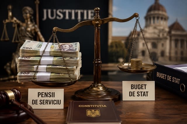 Aproape 12.000 de români încasează pensii de serviciu, cu foști magistrați în frunte