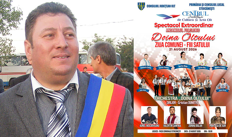 Stoicăneștiul își deschide porțile pentru Ziua Comunei – Fiii Satului pe 21 august 2026