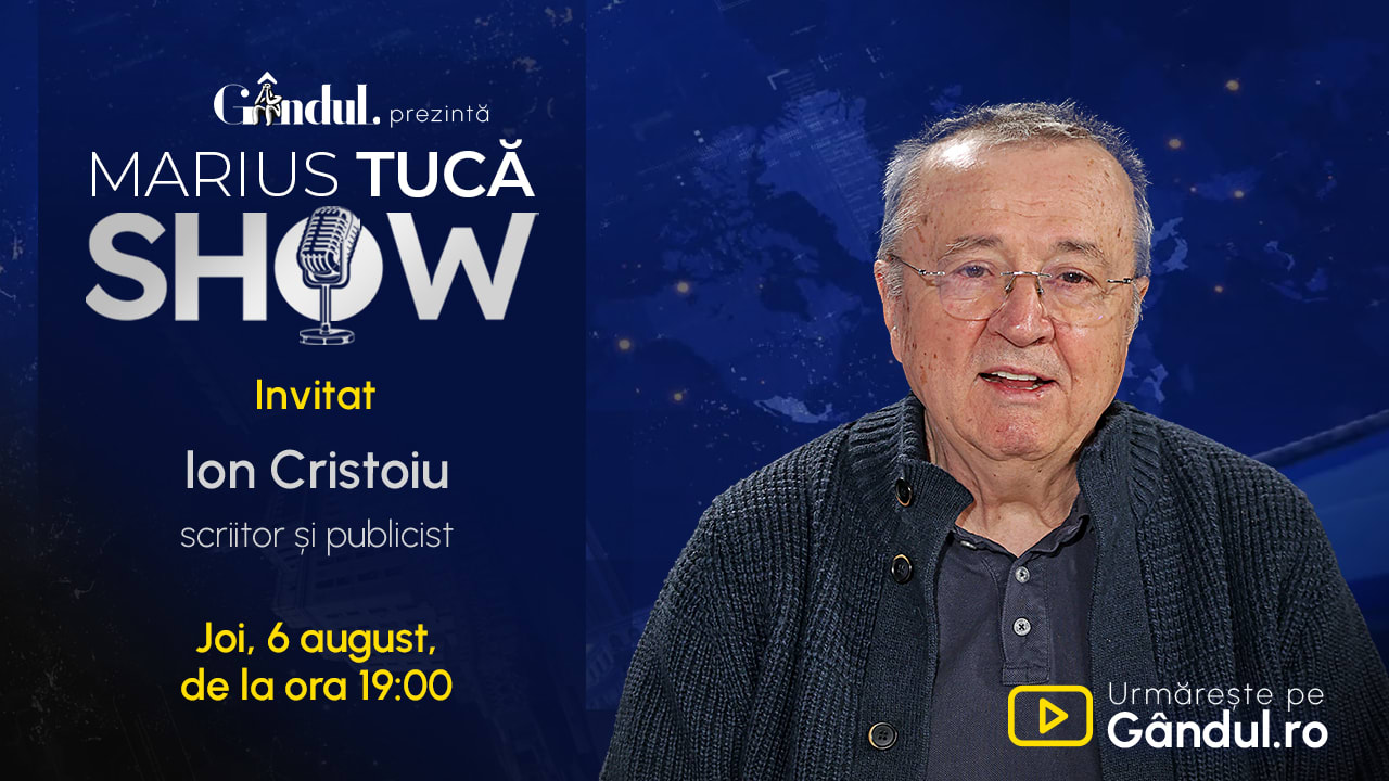 Ion Cristoiu în studio, discuție televiziune live Ion Cristoiu în studio, discuție televiziune live