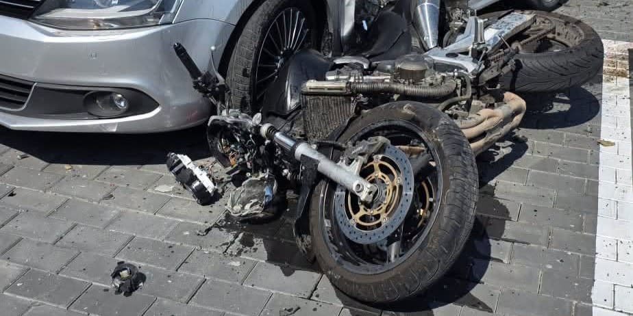 Accident rutier Salcea motocicletă autoturism Accident rutier Salcea motocicletă autoturism