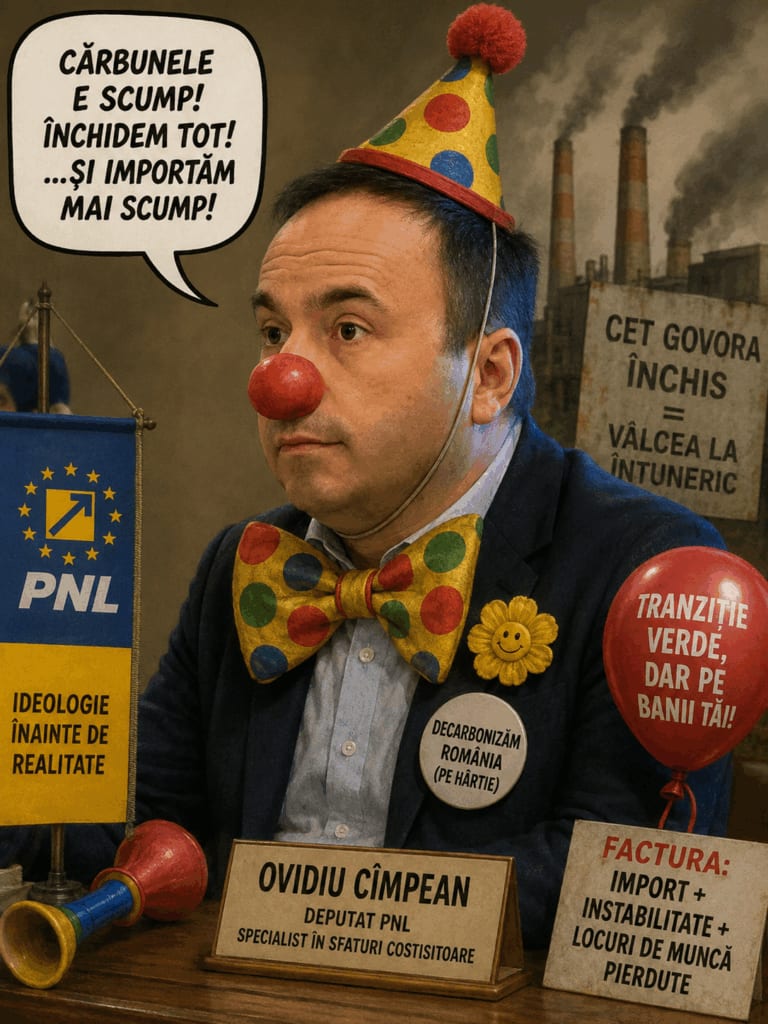 Deputatul Ovidiu Cîmpean acuzat de confuzie între ideologie și realitate în dezbaterea energetică