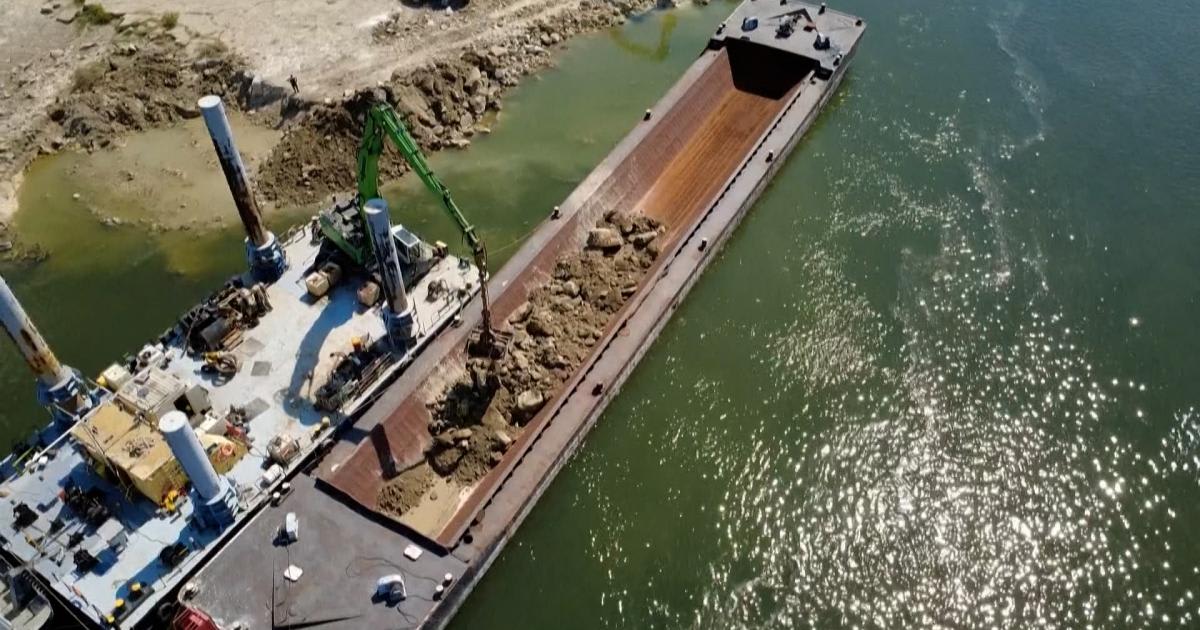 Operațiunea de scufundare a barjelor în Dunăre, reluată după două amânări