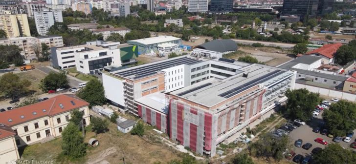 Șantierul noului campus al Liceului Nikolaus Lenau din Timișoara Șantierul noului campus al Liceului Nikolaus Lenau din Timișoara