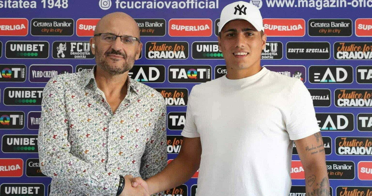 Juan Bauza a fost transferat la Levadiakos, FCU Craiova a pierdut vedeta