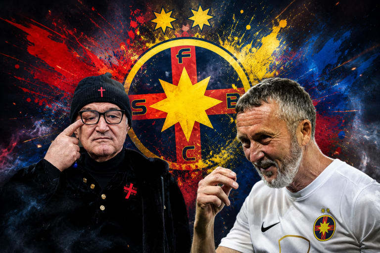 Gigi Becali și Mihai Stoica în discuție la sediul clubului FCSB Gigi Becali și Mihai Stoica în discuție la sediul clubului FCSB