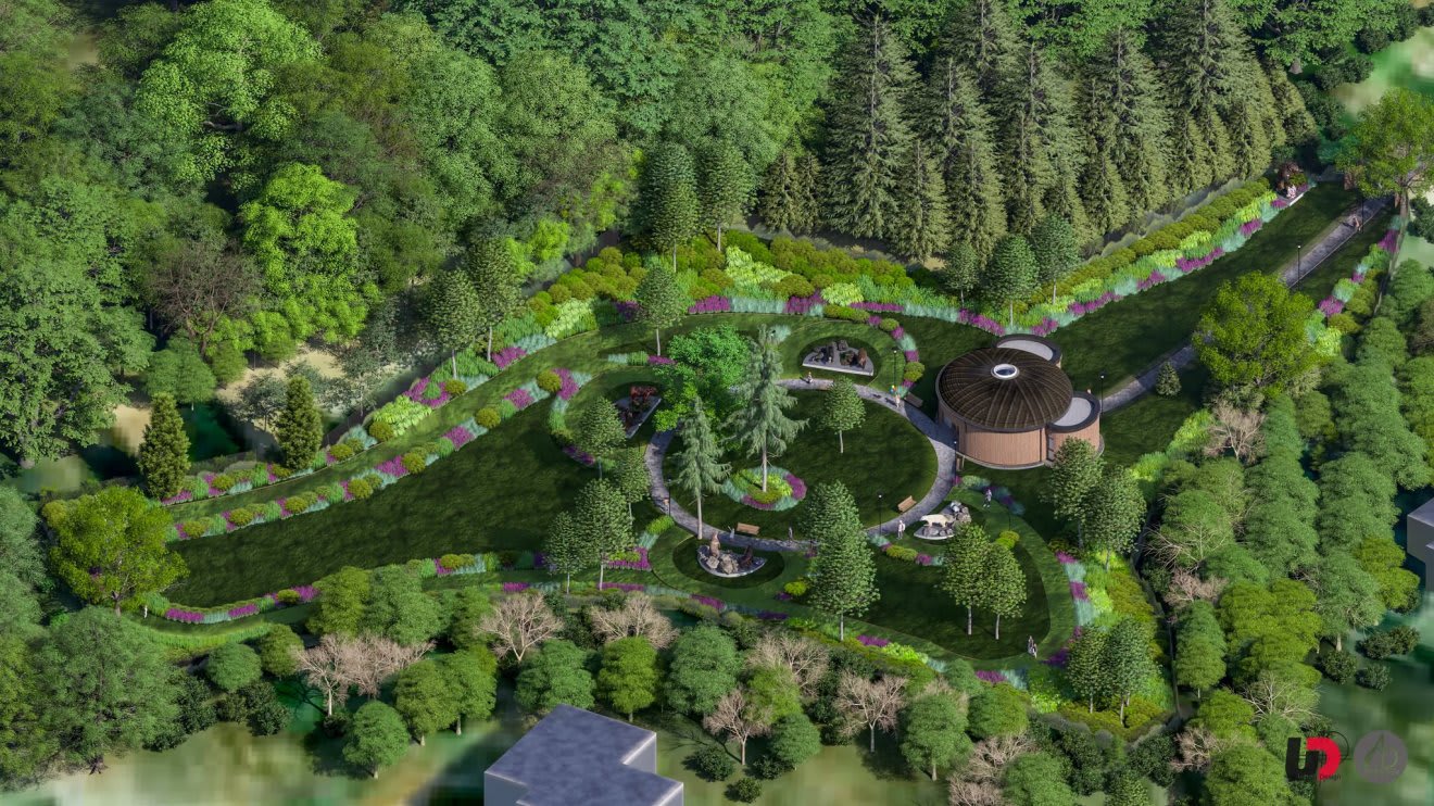 Parc tematic pentru urși în construcție Parc tematic pentru urși în construcție