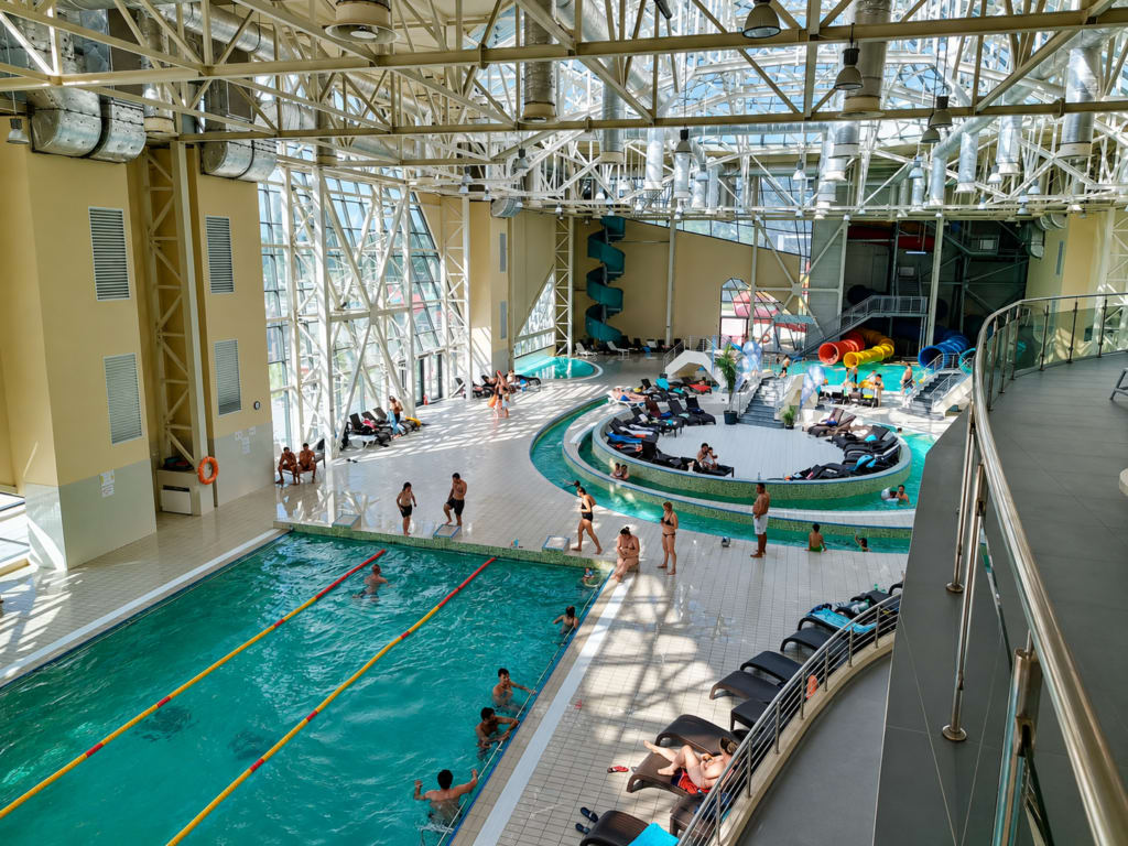 Saună uscată și mașină de spălat pardoseli pentru Water Park Craiova Saună uscată și mașină de spălat pardoseli pentru Water Park Craiova