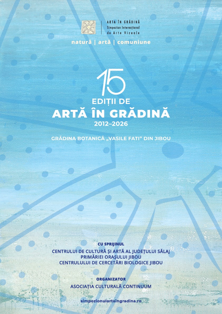 Artiști din trei țări participă la «Arta în Grădină» din Jibou în perioada 10–20 august 2026