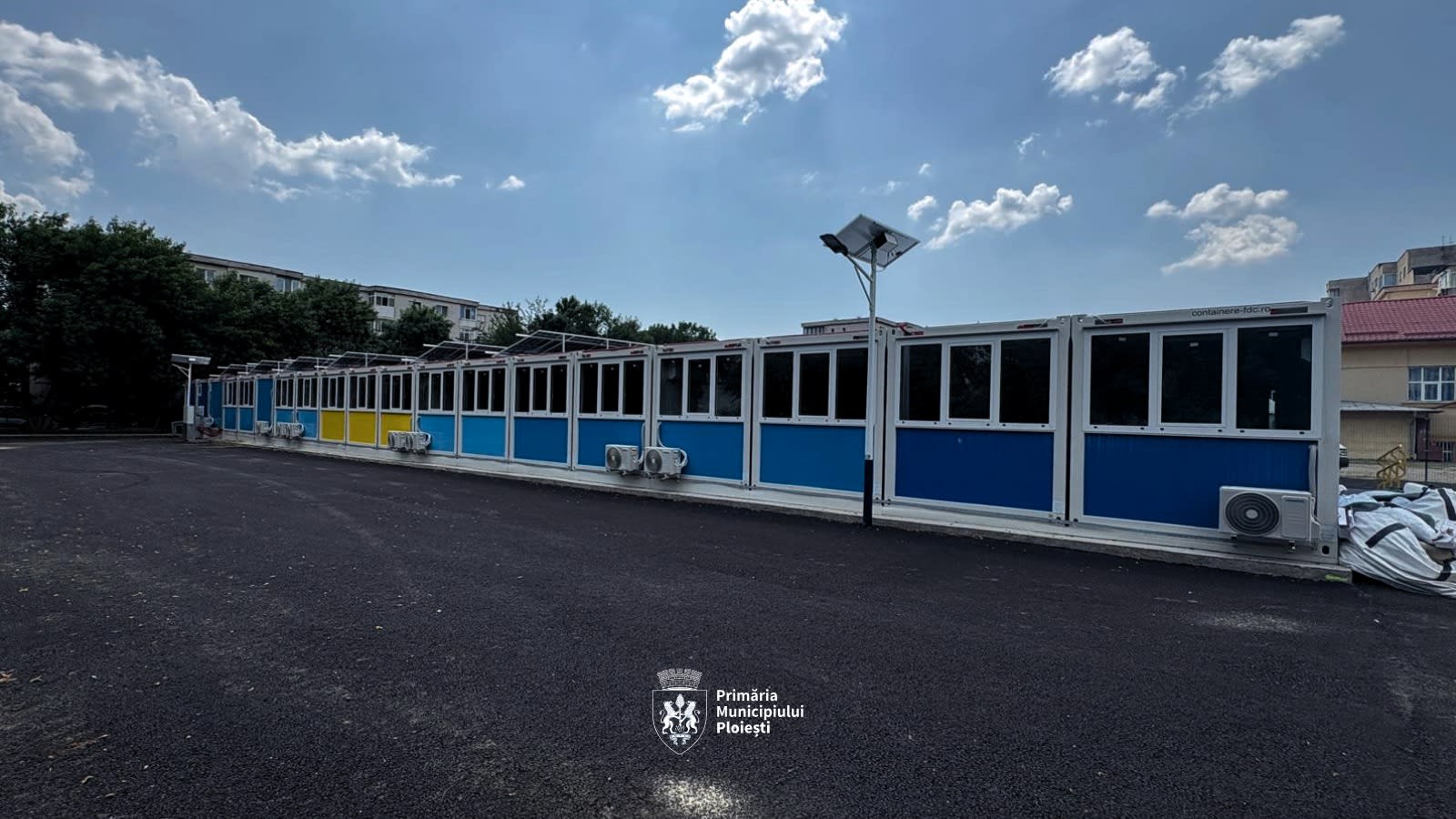 Clădire modulară școală modernă în Ploiești Clădire modulară școală modernă în Ploiești