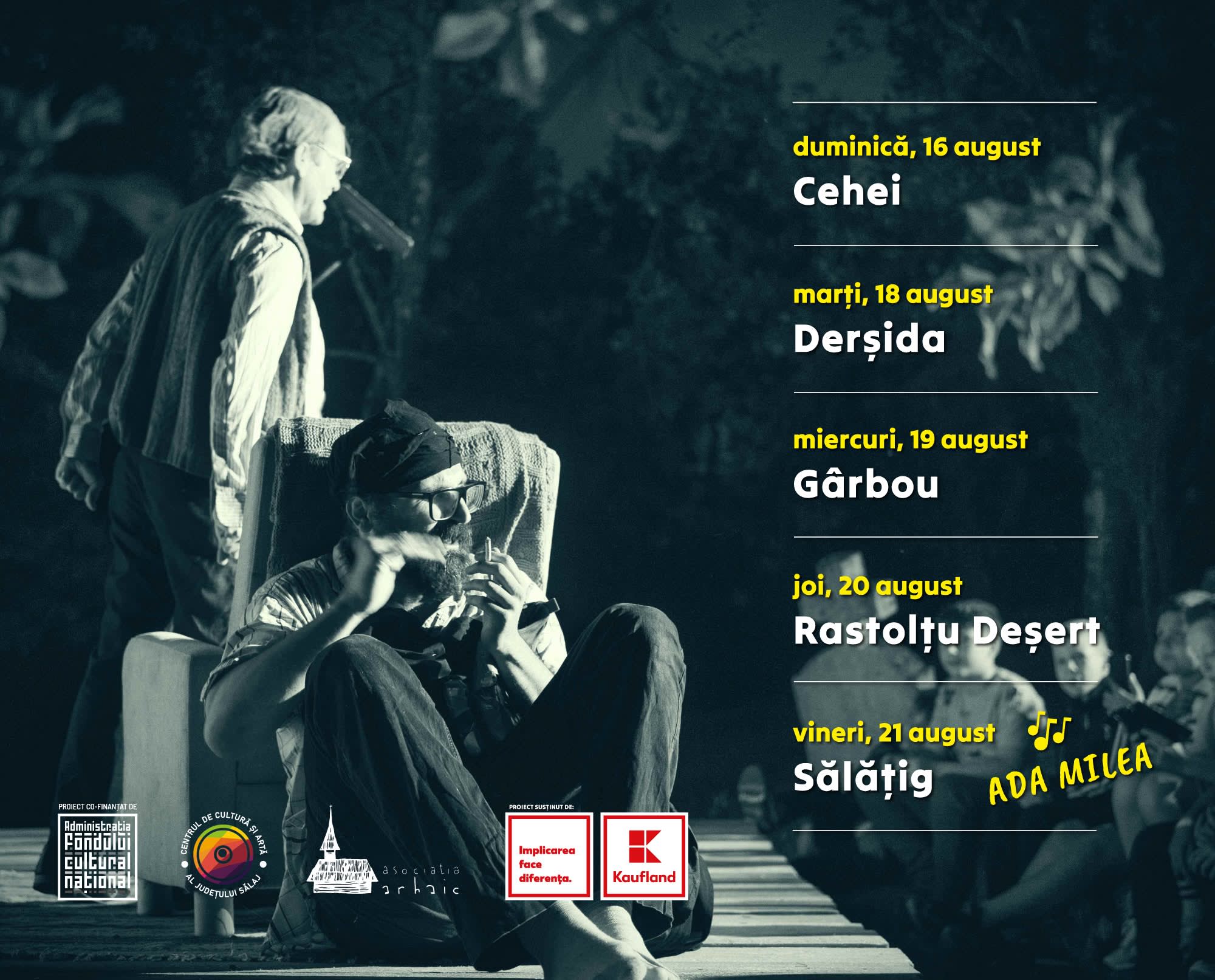 Spectacol de teatru în proximitatea unei biserici de lemn din Sălaj Spectacol de teatru în proximitatea unei biserici de lemn din Sălaj