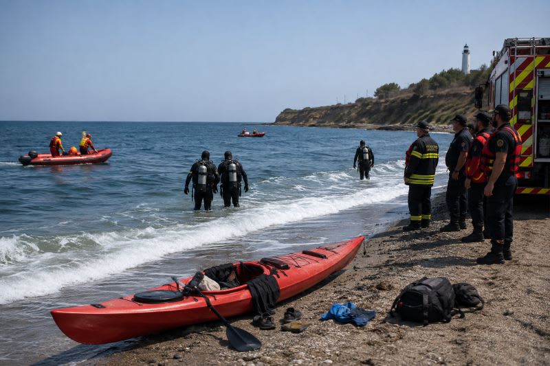 Salvatori în acțiune pe litoralul din Dobrogea, căutări în mare Salvatori în acțiune pe litoralul din Dobrogea, căutări în mare