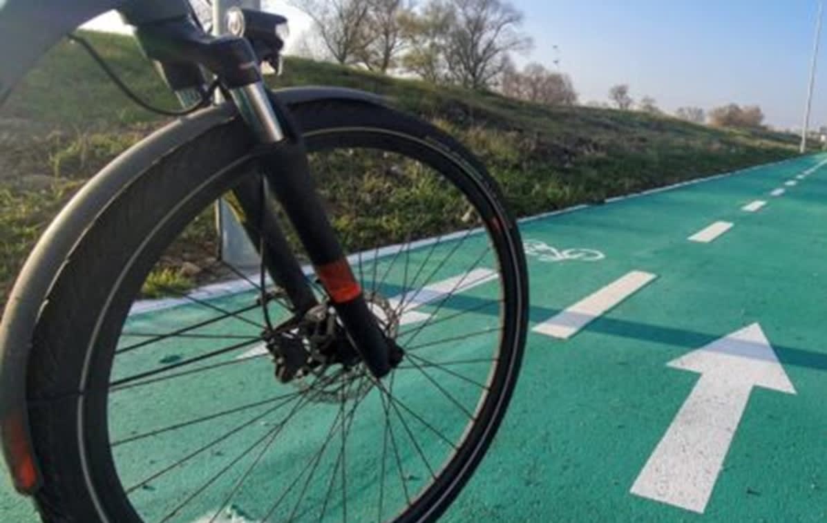 Pista pentru biciclete din Râfov, în satul Buda și Palanca Pista pentru biciclete din Râfov, în satul Buda și Palanca