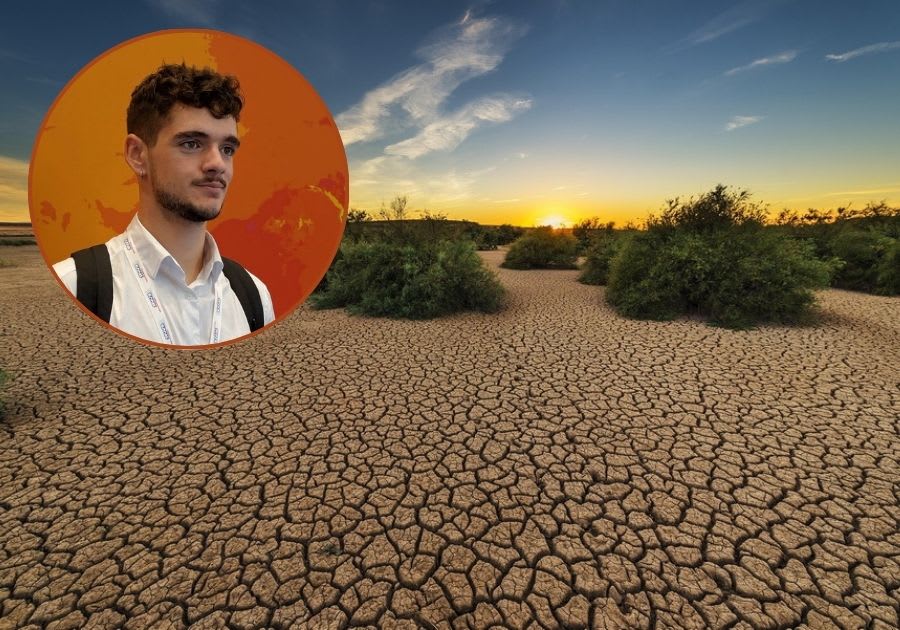Râu secat în Bihor, peisaj de vară aridă Râu secat în Bihor, peisaj de vară aridă