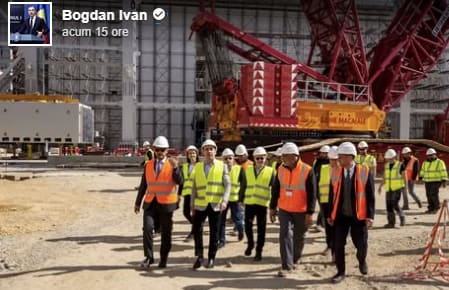 Centrala Mintia în funcțiune, echipamente industriale și fum Centrala Mintia în funcțiune, echipamente industriale și fum