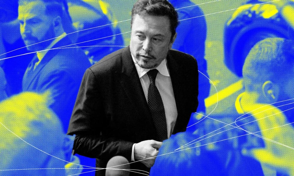 Elon Musk discutând despre inteligența artificială Elon Musk discutând despre inteligența artificială