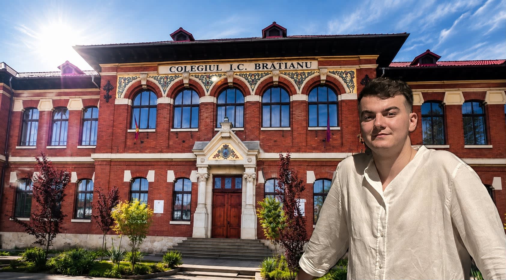 Alex Deonise, absolvent al Colegiului „Brătianu” din Pitești, implicat în succesul României la Olimpiada Internațională de Inteligență Artificială