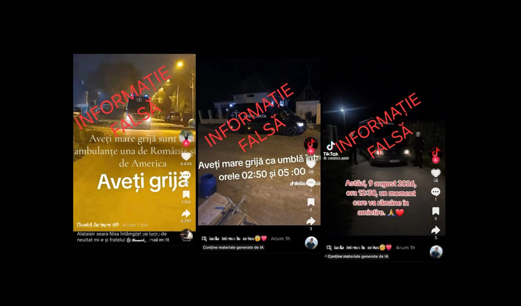 Ambulanță de urgență în acțiune, intervenție medicală Ambulanță de urgență în acțiune, intervenție medicală